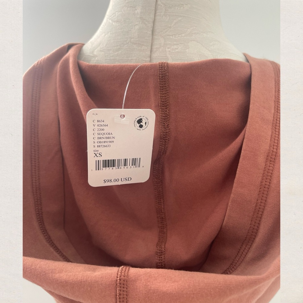 FP Movement by Free People Hot Shot Hooded Skortsie Sequoia Brun Skort Dress XS - Picture 5 of 8